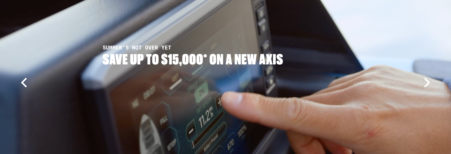 Save Up To $25k on a NEW AXIS